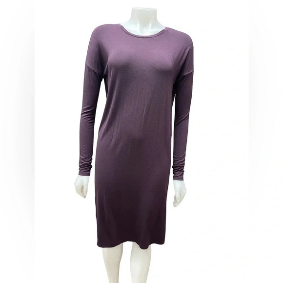 Babaton Jaco Long Sleeve  Burgundy Midi Dress Size Small - Picture 2 of 8